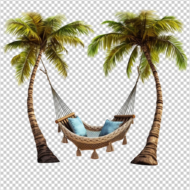 PSD hängeschleife in beach swing png