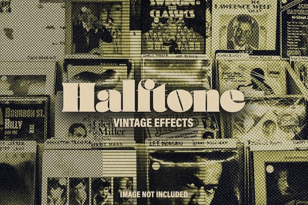 Halbton-Retro-Effekt