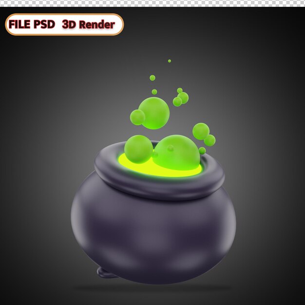 PSD halloween 3d