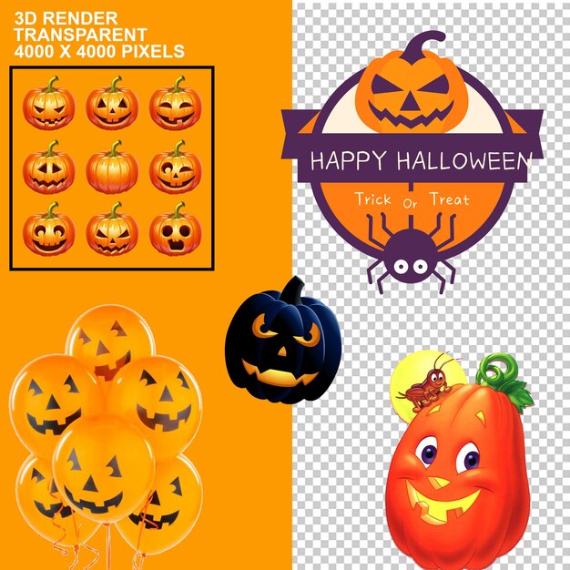 Halloween calabazas y castillo espeluznante en la noche de luna llena y murciélagos volando malvado horror cementerio muerto
