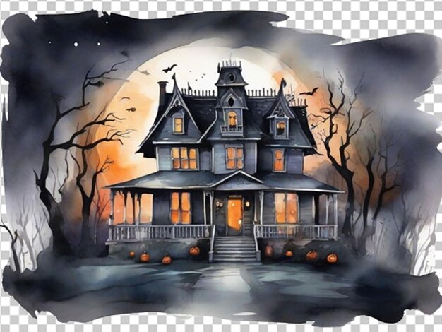 Halloween cazado casa espeluznante noche wat