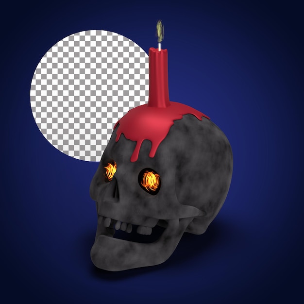 Halloween Dekoration 3D Rendering