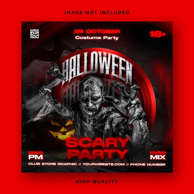 Halloween Flyer Template Parti