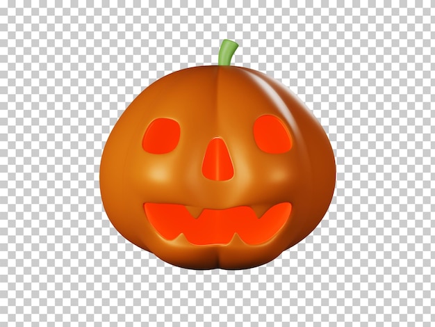 Halloween-Kürbislaterne 3D-Rendering