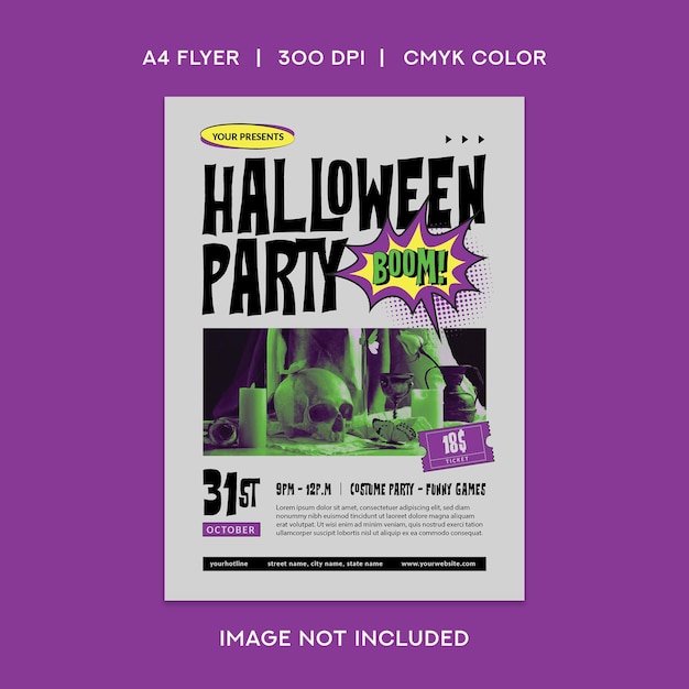 Halloween-party-flyer