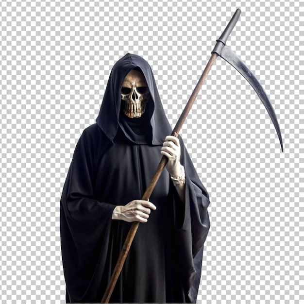 PSD halloween personagem grim reaper ilustração