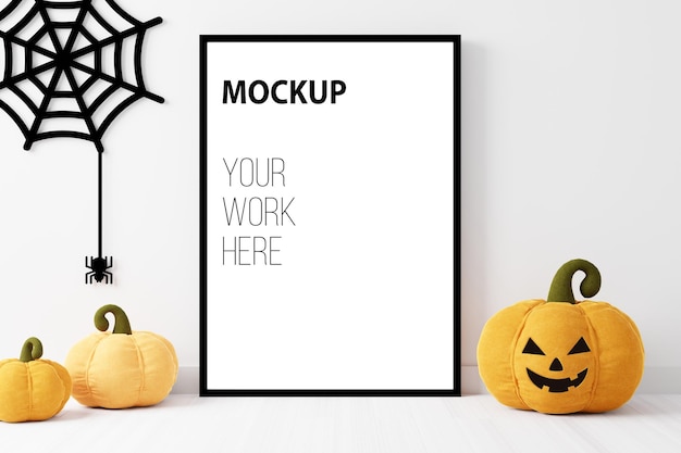 Halloween Photoframe MockupFrame Mockup3d Illustration