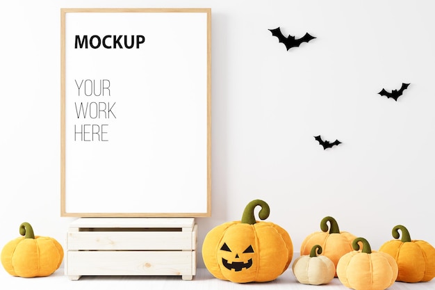 Halloween Photoframe MockupFrame Mockup3d Illustration