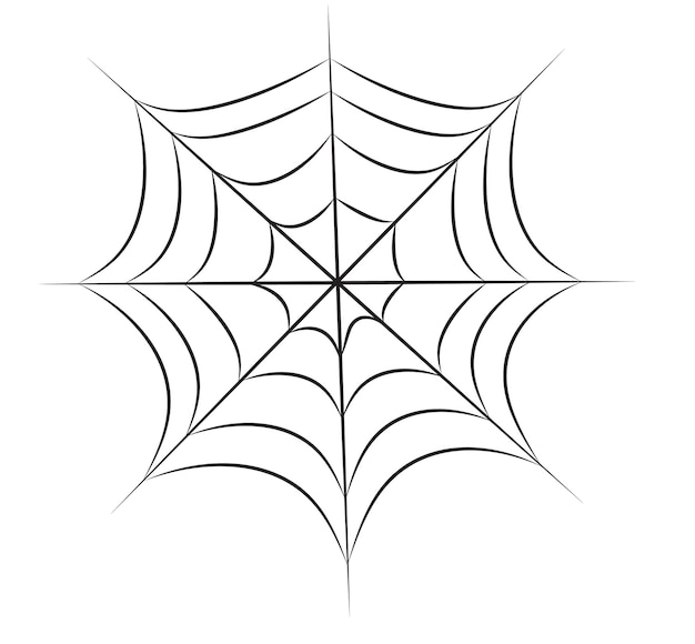 PSD halloween-spinnennetz-grafik