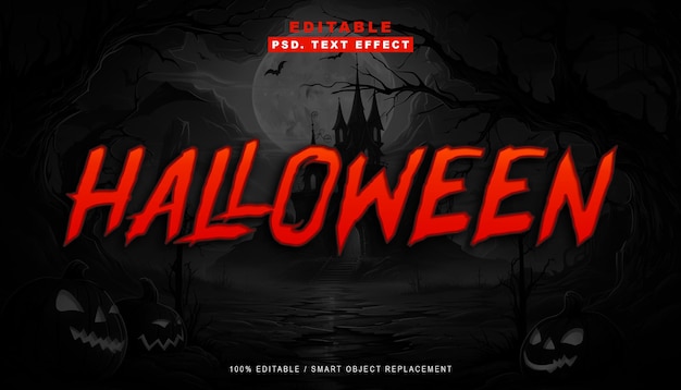 PSD halloween-texteffekt