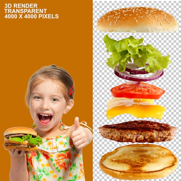 hamburguesa de comida