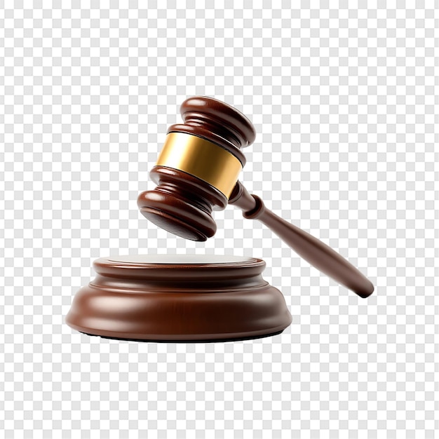 Hammer auf dem Stand Symbol des Gesetzes und der Gerechtigkeit