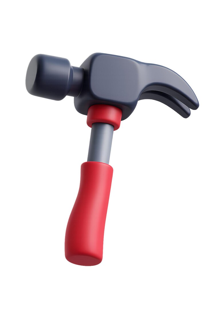 PSD hammer de dibujos animados en 3d