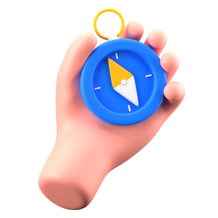 PSD hand gesture hold compass travel