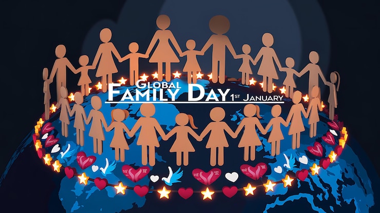 PSD hand in hand-konzeptvorlage zum weltfamilientag am 1. januar