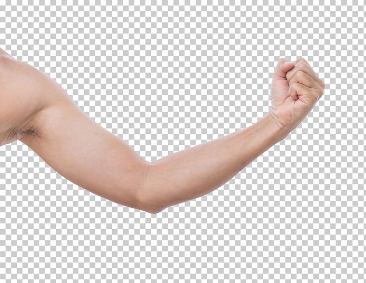 Hand isoliert