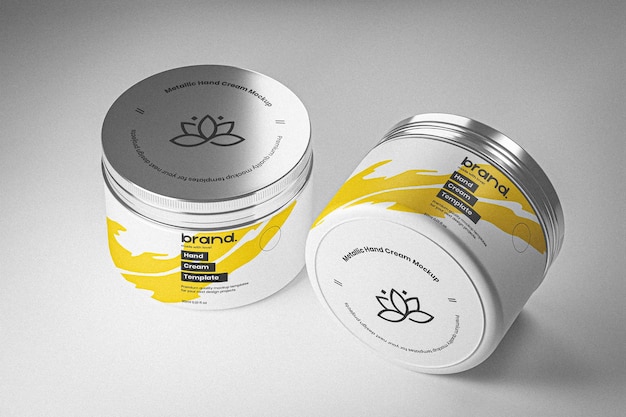 PSD handcreme jar-mockup-set