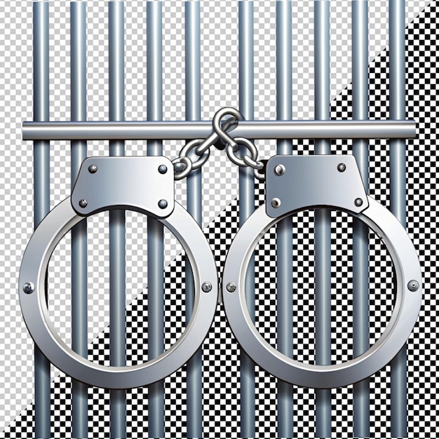 PSD handcuffs holding jail bar