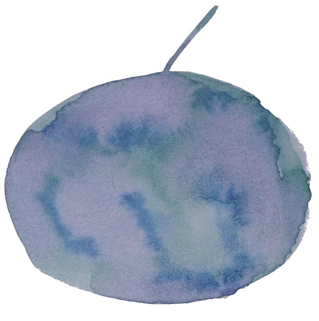 Handgezeichnete Aquarellblätter