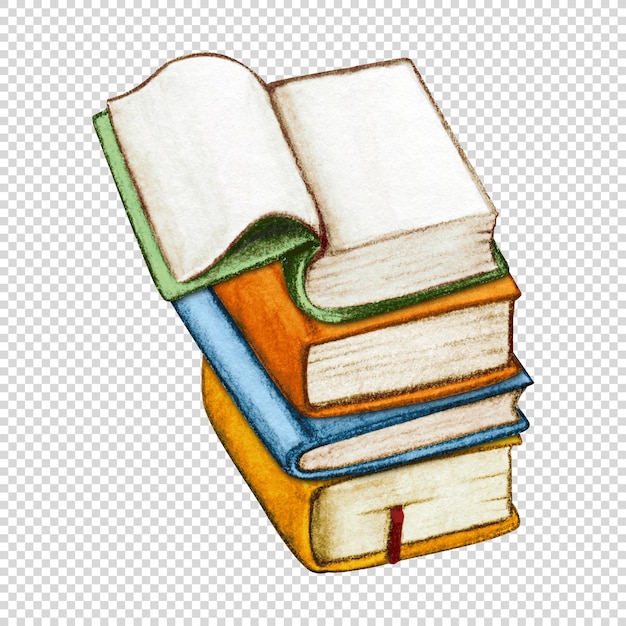 Handgezeichnete Aquarellbücher