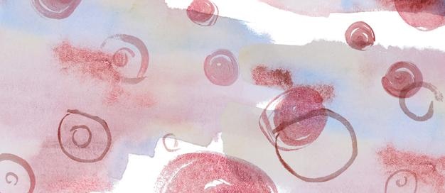 Handgezeichnetes abstraktes Aquarellmuster