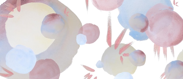 Handgezeichnetes abstraktes Aquarellmuster