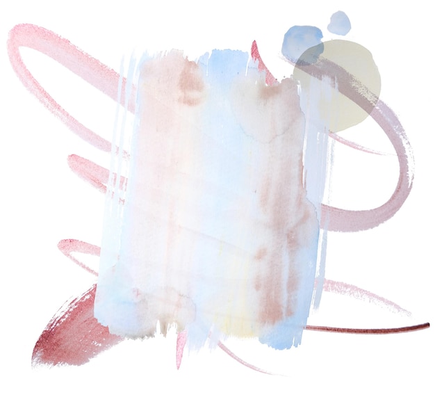 Handgezeichnetes abstraktes Aquarellmuster