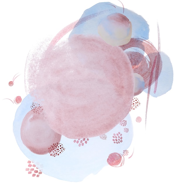 Handgezeichnetes abstraktes Aquarellmuster