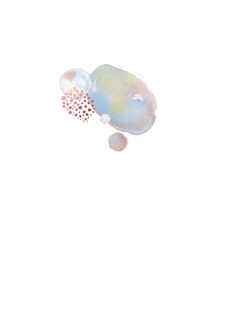 Handgezeichnetes abstraktes Aquarellmuster