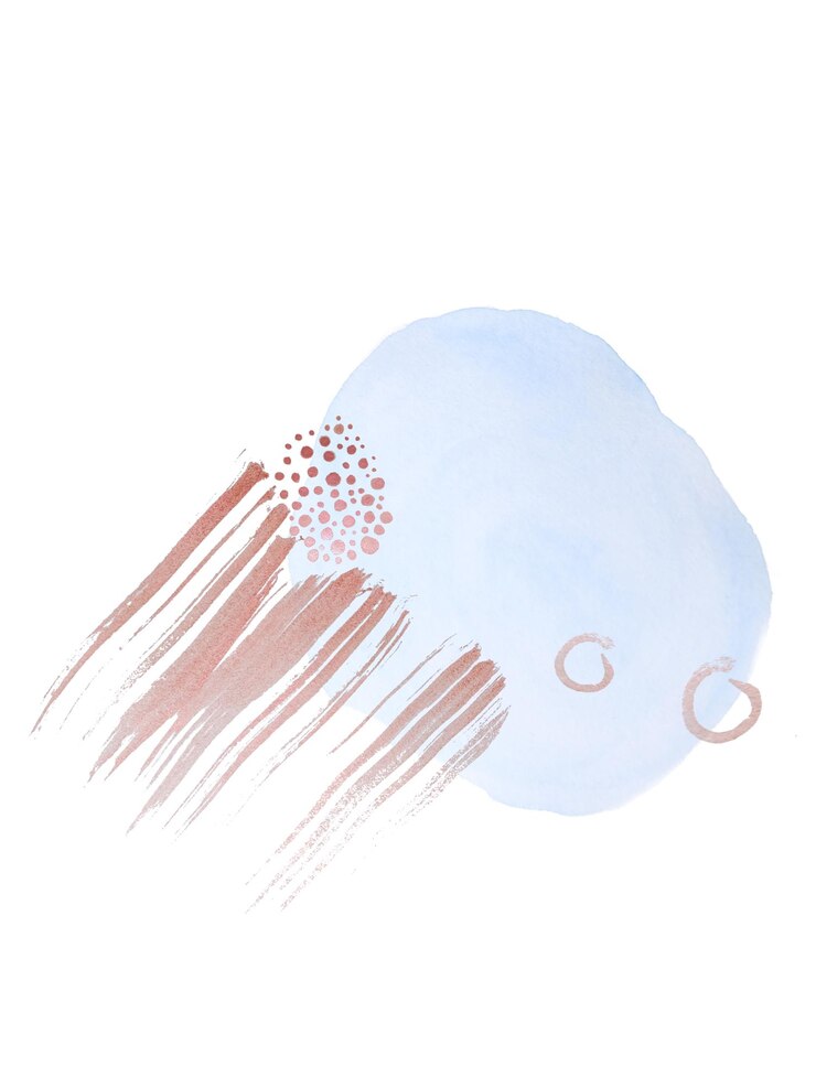 PSD handgezeichnetes abstraktes aquarellmuster