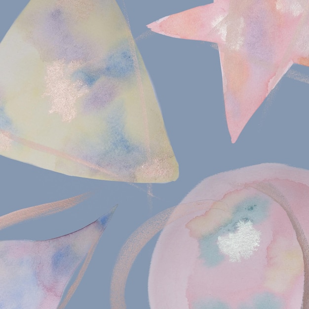 Handgezeichnetes Aquarellmuster