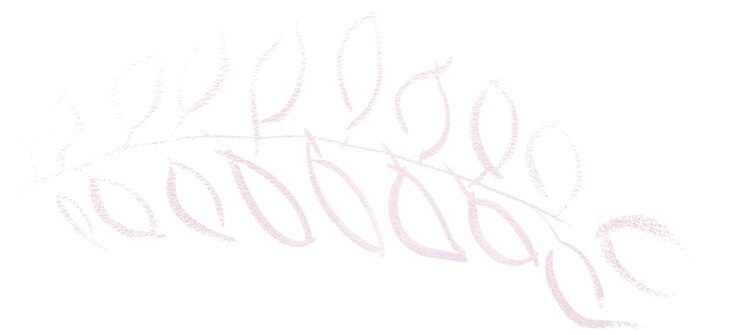 PSD handgezeichnetes botanisches aquarellmuster