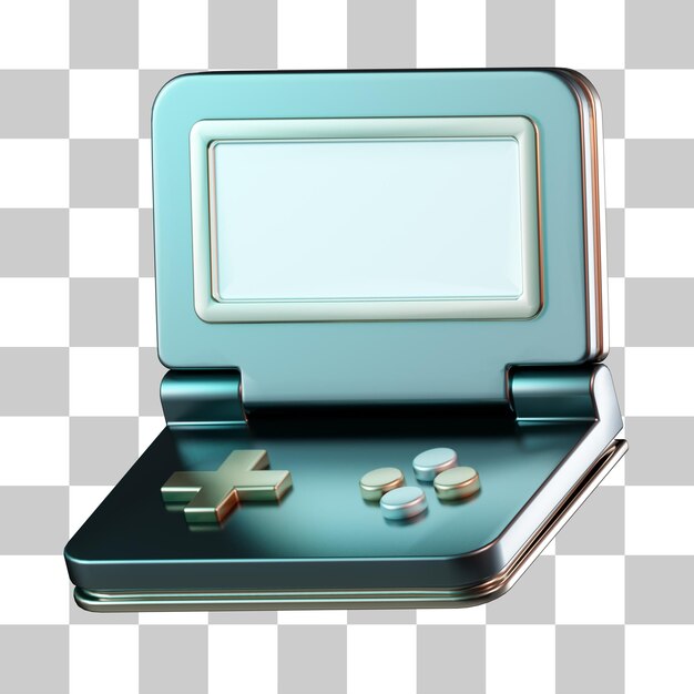 PSD handheld-spiel 3d-symbol