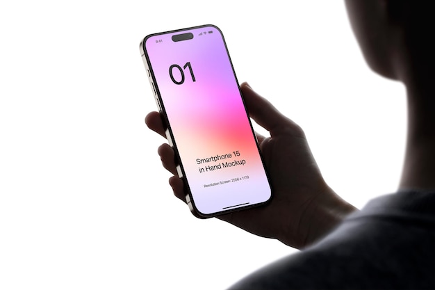 Handmodell für Smartphones