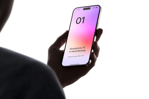 Handmodell für Smartphones