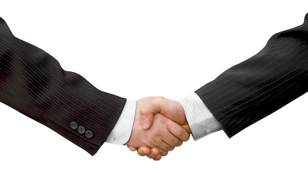 Handschlag von zwei Geschäftsleuten auf einem PNG-Hintergrund