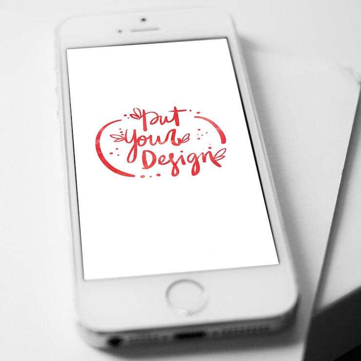 PSD handy-bildschirm template-design