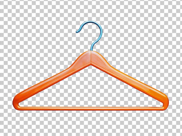 PSD hanger isolated on transparent background