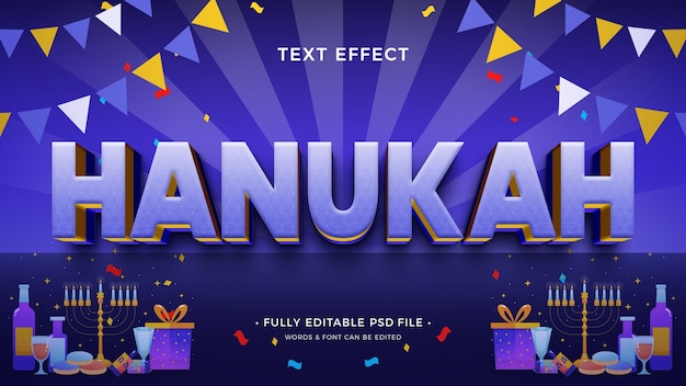 Hanukah-text-effekt