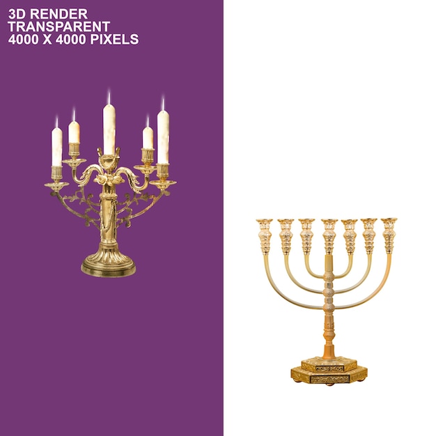 Hanukkah comienza con un fondo transparente