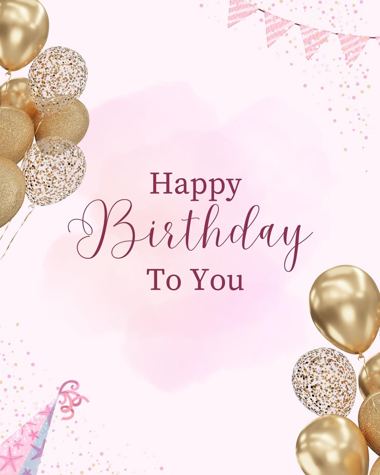 PSD happy birthday invitation template