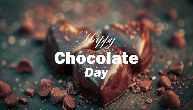 Happy Chocolate Day-Design und Social-Media-Vorlage