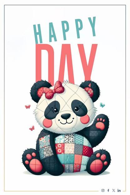 PSD happy day design-vorlage psd