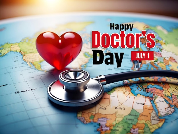Happy Doctors Day Banner sui social media