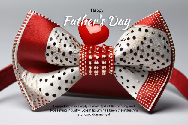 PSD happy fathers day psd banner design template