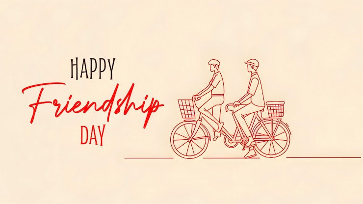 PSD happy friendship day facebook cover template with painting design