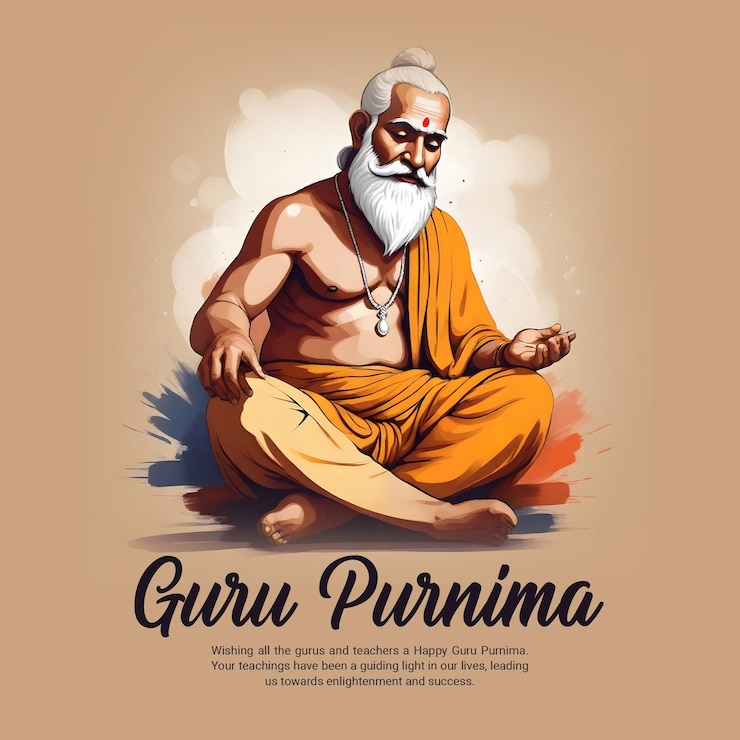 PSD happy guru purnima teachers day social media post banner template