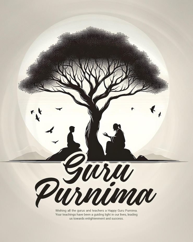 PSD happy guru purnima teachers day social media post banner template