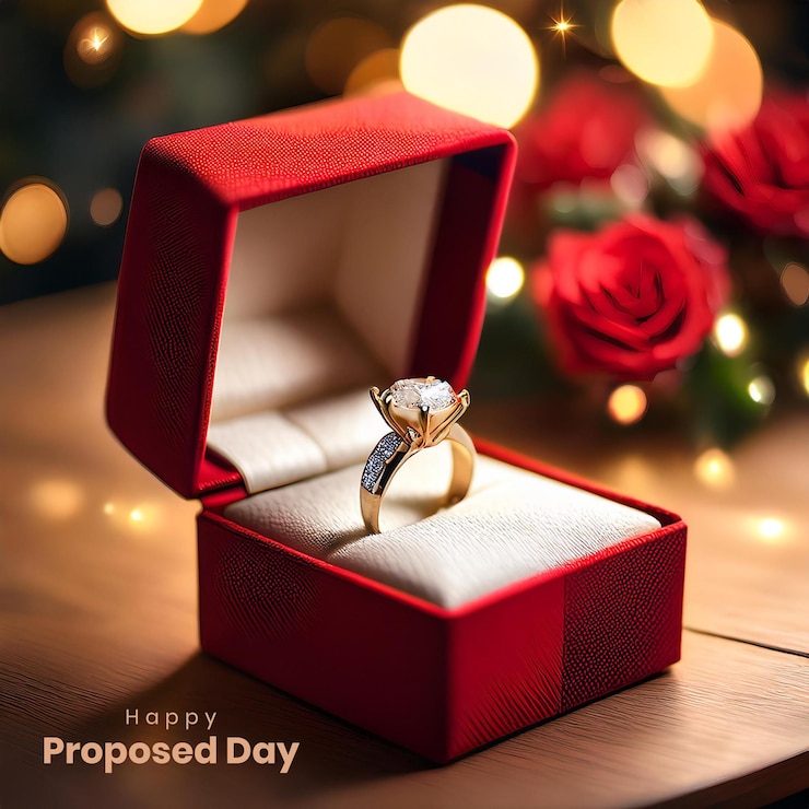 PSD happy propose day post banner design per i social media