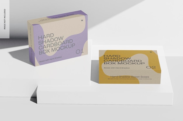 Hard Shadow Kartons Mockup